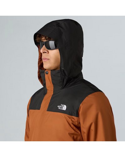 The North Face Evolve II Triclimate Giacca 3in1 Impermeabile Uomo, Burnt Umber/Asphalt Grey