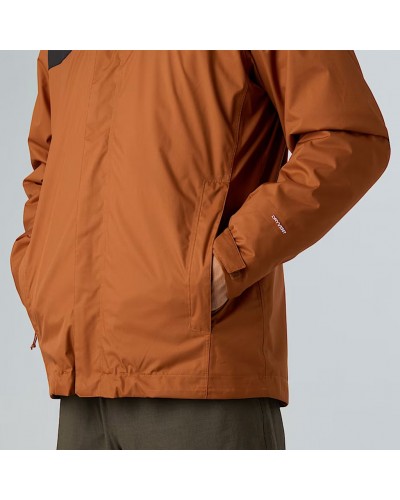The North Face Evolve II Triclimate Men's 3in1 Waterproof Jacket, Burnt Umber/Asphalt Grey