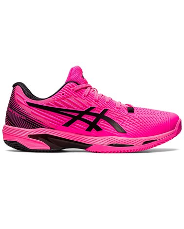 Asics Solution Speed FF 2 Clay Men's Tennis Shoes, Hot Pink/Black