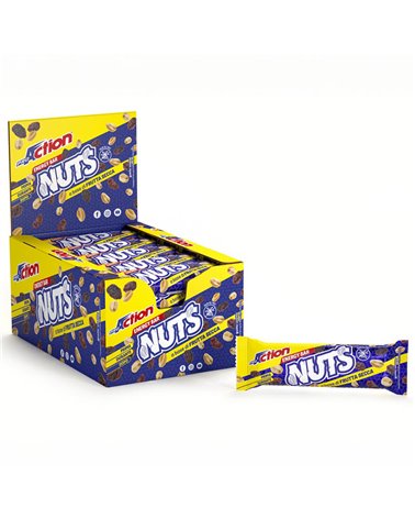ProAction Nuts Energy Bar Raisins Taste, 30gr (30 bars box)