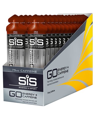 SIS GO Energy + Caffeina Gel Energetico Gusto Cola, Box 30 pz da 60ml
