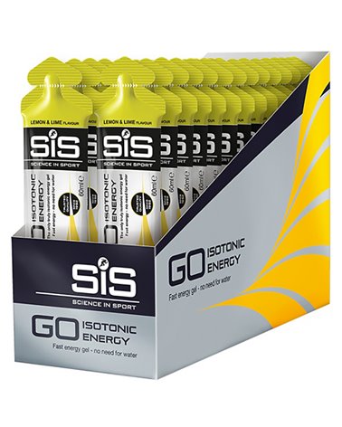 SIS GO Isotonic Energy Gel Lemon/Lime Flavour, 60ml (30 gels box)