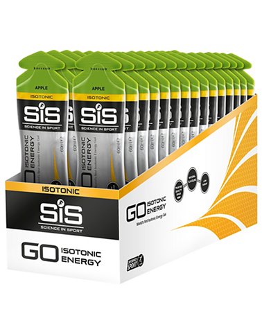 SIS GO Isotonic Energy Gel Apple Flavour, 60ml (30 gels box)
