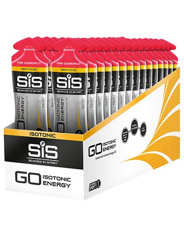 SIS GO Isotonic Energy Gel Pink Grapefruit Flavour, 60ml (30 gels box)
