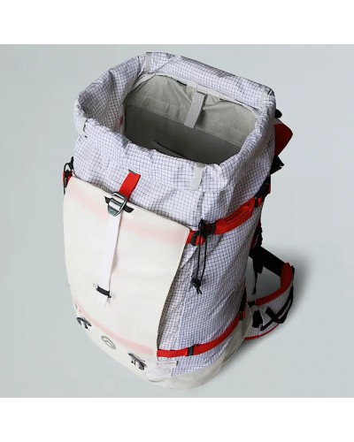 The North Face Cobra Mountaineering Backpack 65 Liters, TNF White/Raw Undyed/NPF