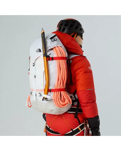 The North Face Cobra Mountaineering Backpack 65 Liters, TNF White/Raw Undyed/NPF