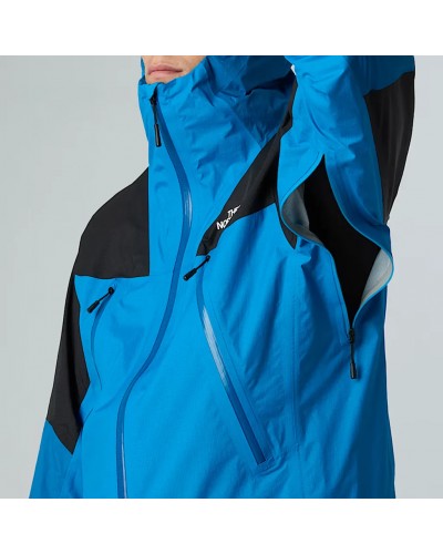 The North Face Signal DryVent 2.5L Men's Insulated Hooded Jacket, Skyline Blue/Adriatic Blue/TNF Black/NPF