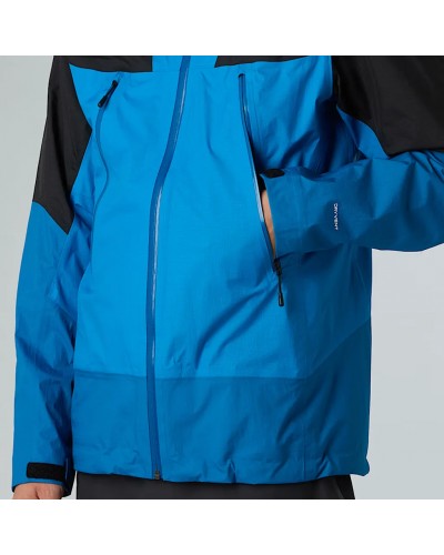 The North Face Signal DryVent 2.5L Men's Insulated Hooded Jacket, Skyline Blue/Adriatic Blue/TNF Black/NPF