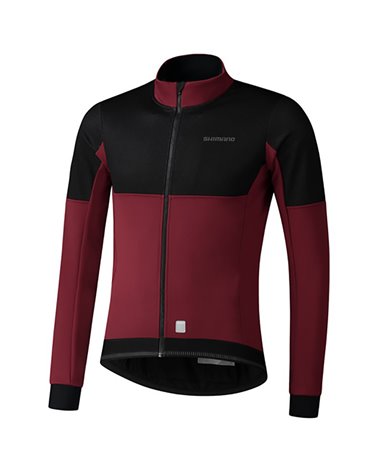 Shimano Beaufort Men's Windproof Cycling Jacket Size M, Spice Red