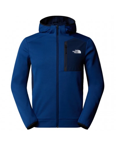 The North Face Mountain Athletics Men's Full-Zip Hooded Fleece, Estate Blue/Summit Navy