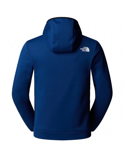 The North Face Mountain Athletics Men's Full-Zip Hooded Fleece, Estate Blue/Summit Navy