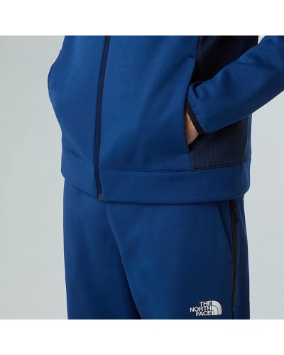 The North Face Mountain Athletics Men's Full-Zip Hooded Fleece, Estate Blue/Summit Navy
