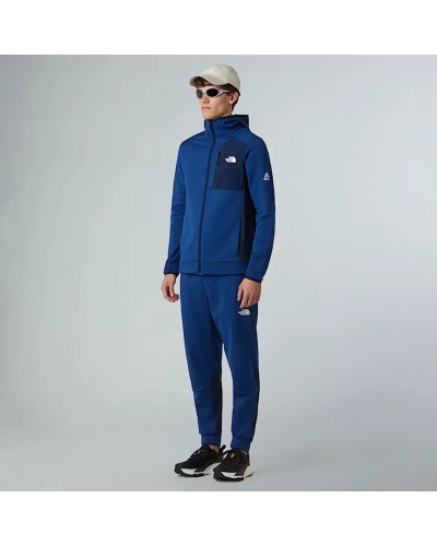 The North Face Mountain Athletics Men's Full-Zip Hooded Fleece, Estate Blue/Summit Navy