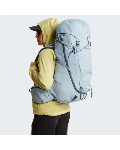 The North Face Terra 55 Women's Trekking Backpack, Frost Grey/Granite Grey