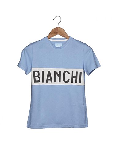 Bianchi Milano Isalle Men's Full Zip Short Sleeve Jersey, Celeste Bianchi
