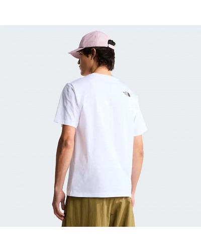 The North Face Evolution Half Dome Regular Men's T-Shirt, TNF White/TNF Black