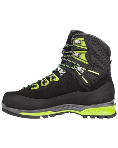 Lowa Ticam Evo GTX Gore-Tex Men's Mountaineering Boots, Black/Lime
