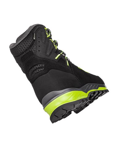 Lowa Ticam Evo GTX Gore-Tex Men's Mountaineering Boots, Black/Lime