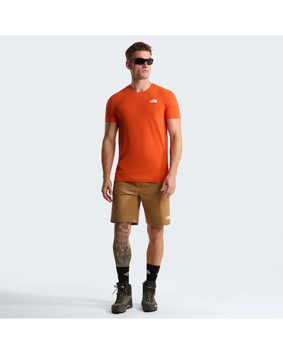 The North Face Lightning Alpine FlashDry-XD Maglia Maniche Corte Uomo, Lava Red