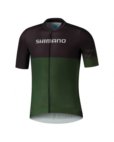 Shimano Kita Men's Cycling Short Sleeve Jersey Size M, Khaki