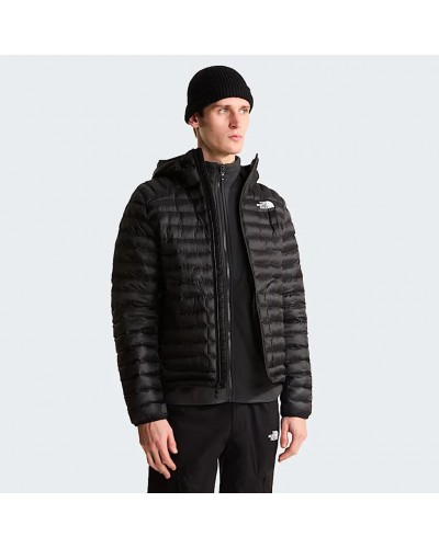 The North Face Huila Synthetic Men's Hooded Down Jacket, TNF Black/Asphalt Grey/NPF