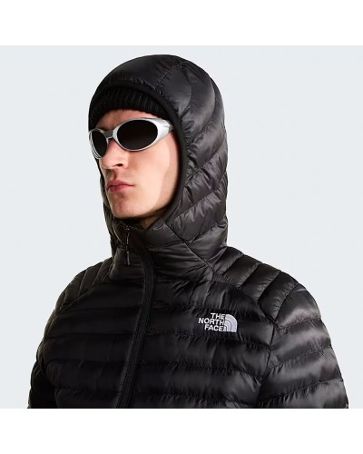 The North Face Huila Synthetic Men's Hooded Down Jacket, TNF Black/Asphalt Grey/NPF