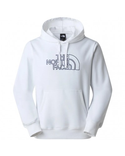 The North Face Drew Peak Light Men's Hoodie, TNF White/Summit Navy