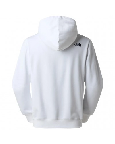 The North Face Drew Peak Light Felpa con Cappuccio Uomo, TNF White/Summit Navy
