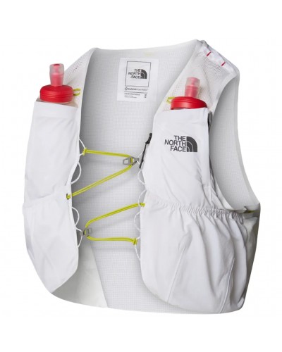 The North Face Summit Run 10 Gilet Idrico Running, TNF White/White Ash (2 Soft Flask da 500 ml Incluse)