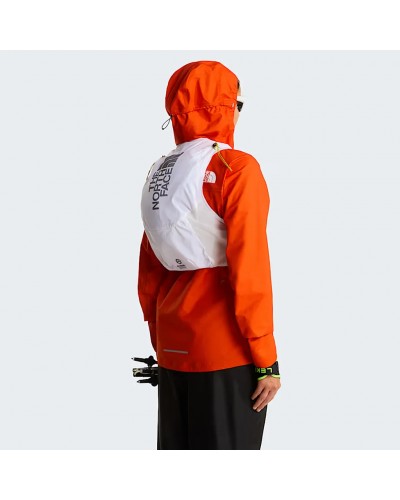 The North Face Summit Run 10 Hydration Running Vest, TNF White/White Ash (2 500 ml Soft Flask Included)