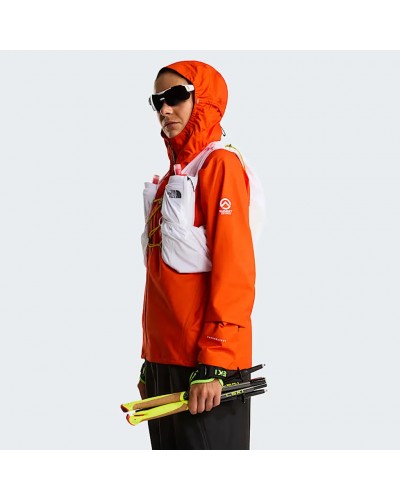 The North Face Summit Run 10 Hydration Running Vest, TNF White/White Ash (2 500 ml Soft Flask Included)
