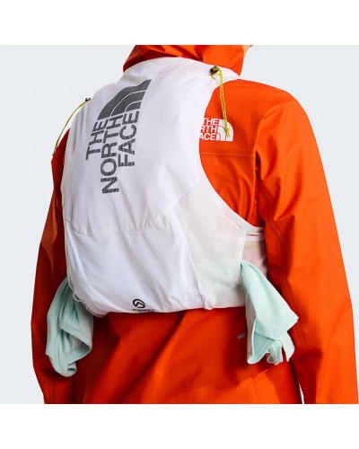 The North Face Summit Run 10 Hydration Running Vest, TNF White/White Ash (2 500 ml Soft Flask Included)