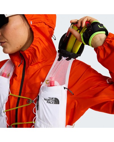 The North Face Summit Run 10 Hydration Running Vest, TNF White/White Ash (2 500 ml Soft Flask Included)