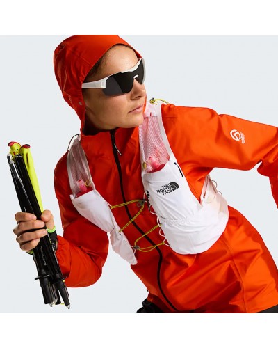 The North Face Summit Run 10 Gilet Idrico Running, TNF White/White Ash (2 Soft Flask da 500 ml Incluse)