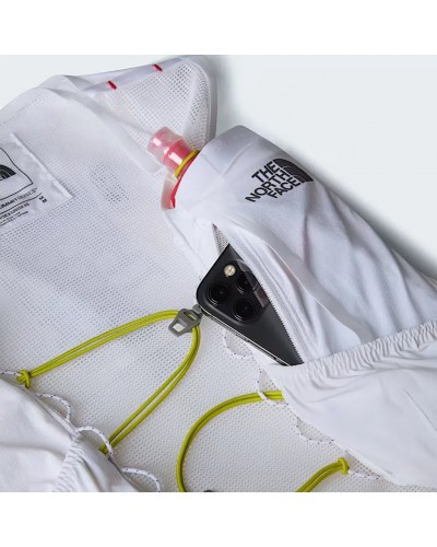 The North Face Summit Run 10 Hydration Running Vest, TNF White/White Ash (2 500 ml Soft Flask Included)