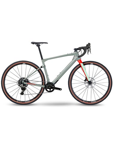 BMC URS One - Sram Rival 11sp, Speckle Grey/Neon Red/Green