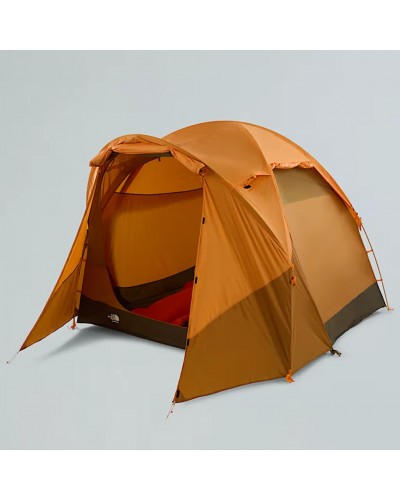 The North Face Universal Wawona 4-persons Tent, Light Exuberance Orange/Timber Tan/New Taupe Green