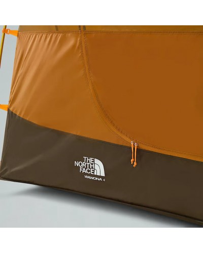 The North Face Universal Wawona 4 Tenda Quattro Posti, Light Exuberance Orange/Timber Tan/New Taupe Green
