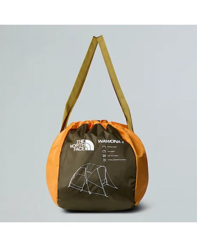 The North Face Universal Wawona 4 Tenda Quattro Posti, Light Exuberance Orange/Timber Tan/New Taupe Green