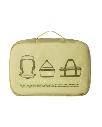 The North Face Base Camp Voyager - 42 Liters, Pear/Cedar/Lemon Mist