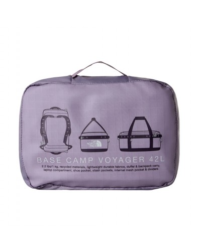 The North Face Base Camp Voyager - 42 Liters, Transcendent Grey/Endless Dusk/High Rise Grey