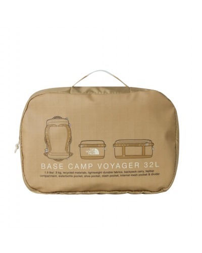 The North Face Base Camp Voyager - 32 Liters, Khaki Stone/Utility Brown/Desert Stone