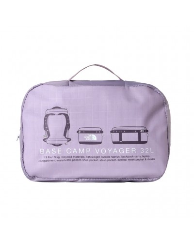 The North Face Base Camp Voyager - 32 Liters, Transcendent Grey/Endless Dusk/High Rise Grey
