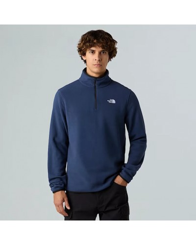 The North Face Glacier Pile Uomo 1/4 Zip, Summit Navy