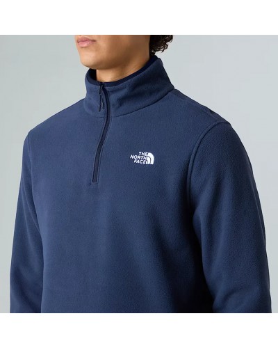 The North Face Glacier Pile Uomo 1/4 Zip, Summit Navy