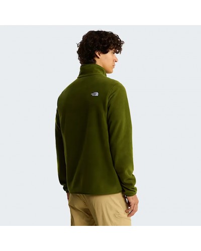 The North Face Glacier Pile Uomo 1/4 Zip, Woodland Green