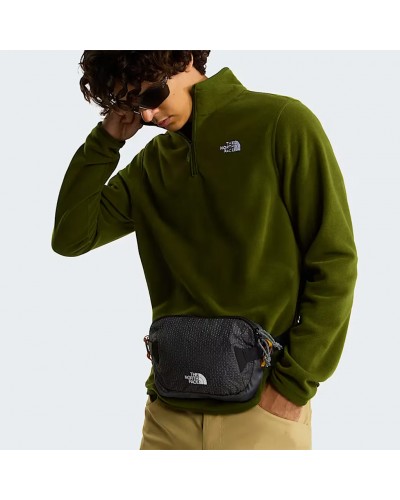 The North Face Glacier Pile Uomo 1/4 Zip, Woodland Green