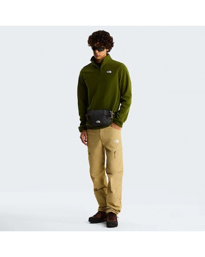 The North Face Glacier Pile Uomo 1/4 Zip, Woodland Green
