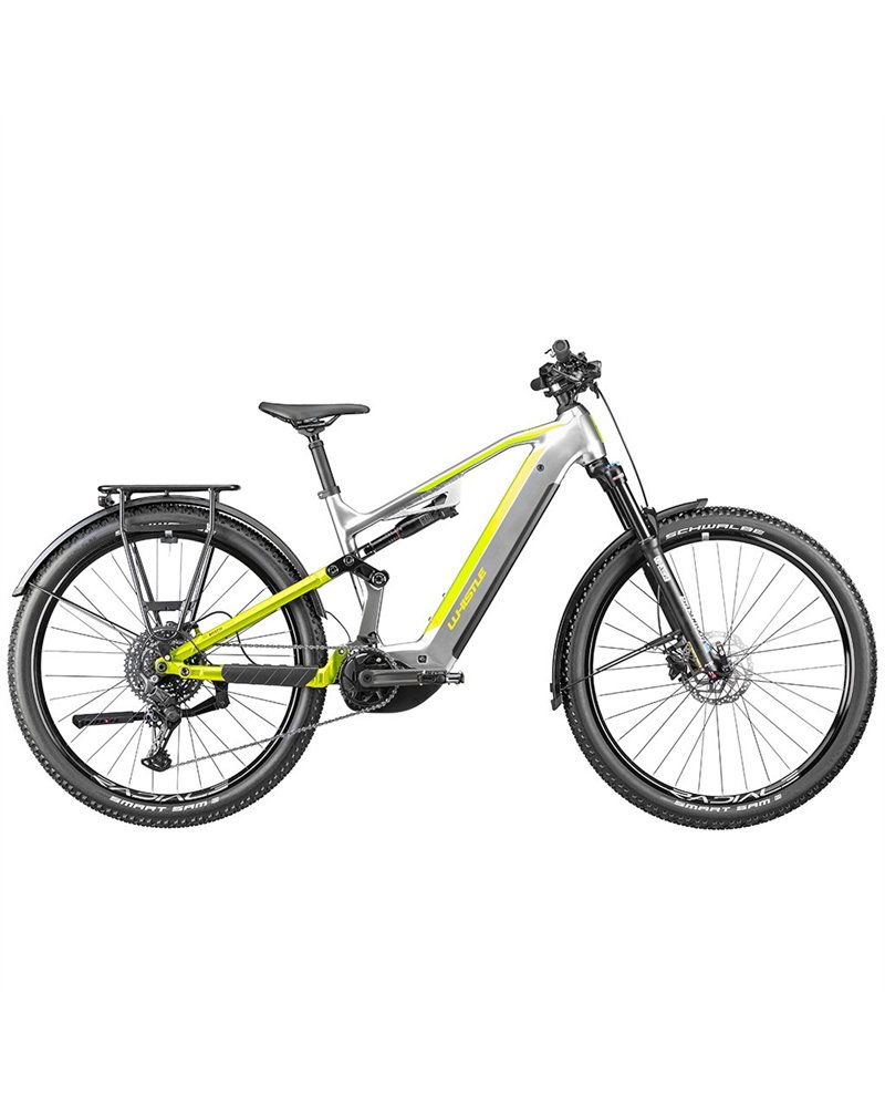 Atala Whistle e-MTB B-Rush Suv Shimano Cues 10sp Bosch CX 800Wh, Chrome/Green