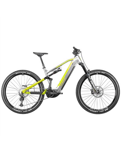 Atala Whistle e-MTB B-Rush A7.5 Shimano Deore 12V Bosch CX 800Wh, Cromo/Verde